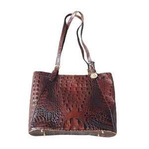 Brown Brahmin Tote Bag